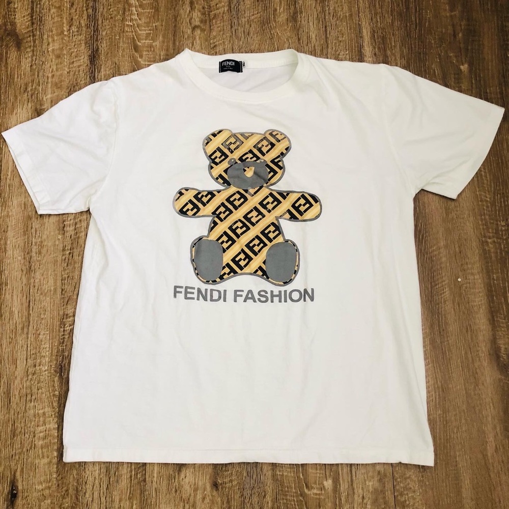 Fendi Monogram Teddy Bear T-shirt